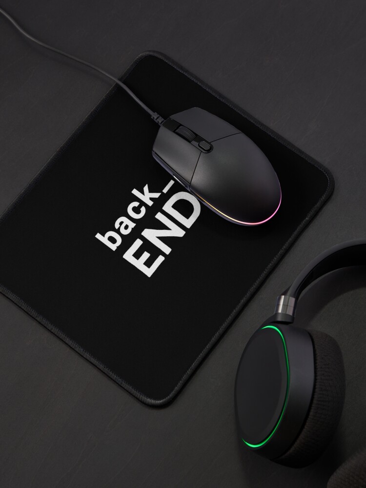 Alternate view of Back End Developer Mouse Pad