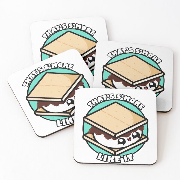 Item preview, Cute Cartoon S'more || That's S'more Like It || Kawaii designed and sold by cookingwithten.