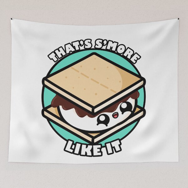 Item preview, Cute Cartoon S'more || That's S'more Like It || Kawaii designed and sold by cookingwithten.