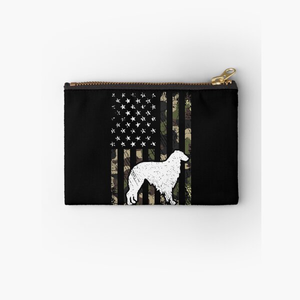 Aperçu de l'œuvre Borzoi Camouflage USA Flag créée et vendue par rafaeltto.