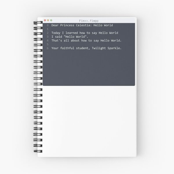 Item preview, . Fim++ language Hello World program sample in editor window designed and sold by IuriiVlasenko.