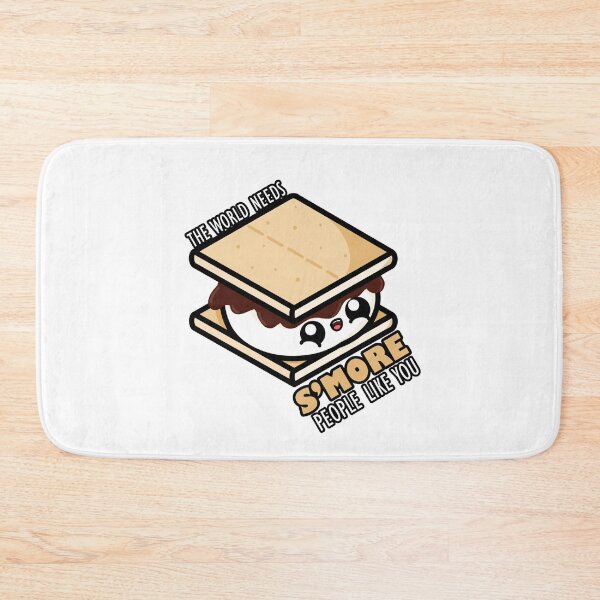 Item preview, Cute Cartoon S'more || The World Needs S'more People Like You || Kawaii designed and sold by cookingwithten.