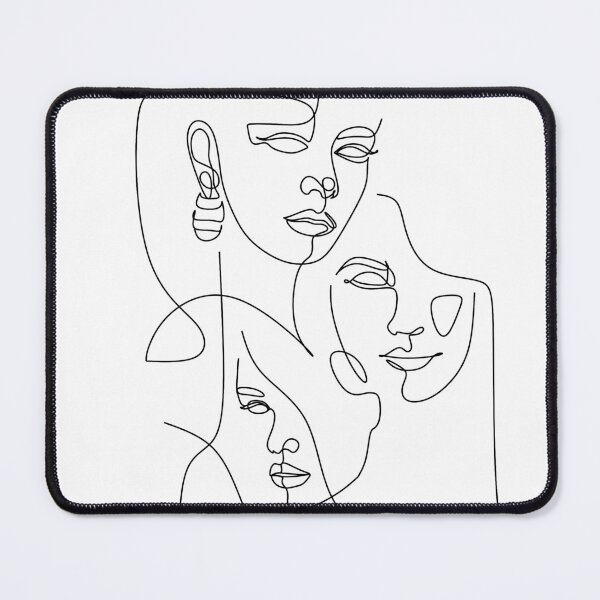 Item preview, Female Face Line Drawing. Woman face line drawing. Elegant One Line Face Art Woman Face Fashion Sketch designed and sold by OneLinePrint.