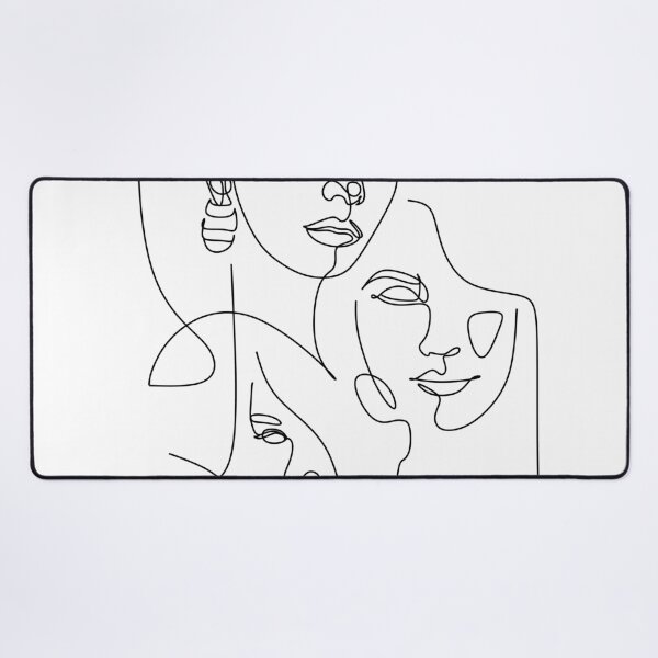 Item preview, Female Face Line Drawing. Woman face line drawing. Elegant One Line Face Art Woman Face Fashion Sketch designed and sold by OneLinePrint.