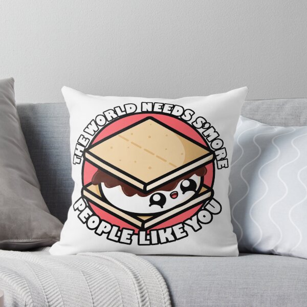 Item preview, Cute Cartoon S'more || The World Needs S'more People Like You || Kawaii designed and sold by cookingwithten.