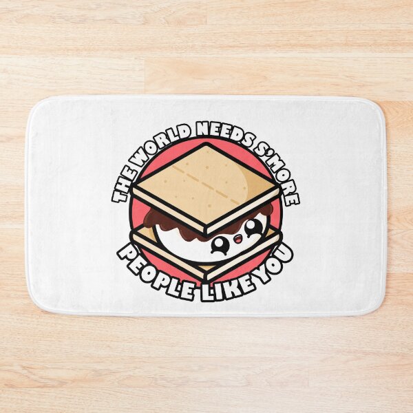 Item preview, Cute Cartoon S'more || The World Needs S'more People Like You || Kawaii designed and sold by cookingwithten.