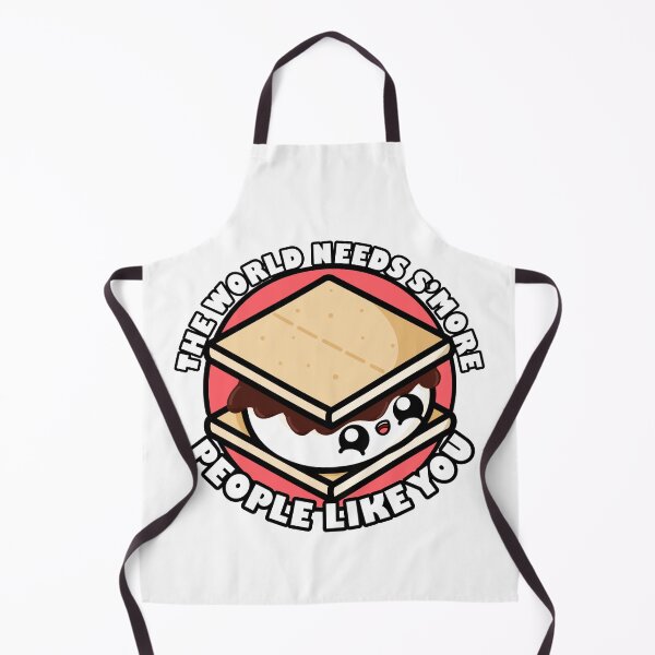 Item preview, Cute Cartoon S'more || The World Needs S'more People Like You || Kawaii designed and sold by cookingwithten.
