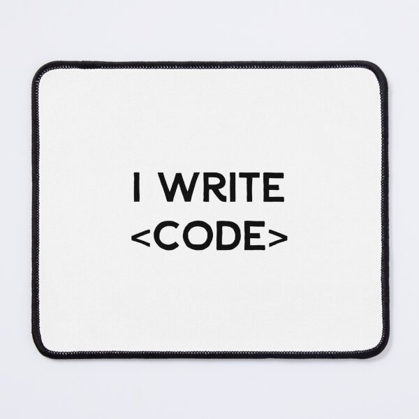 Item preview, I Write Code (Inverted) designed and sold by developer-gifts.