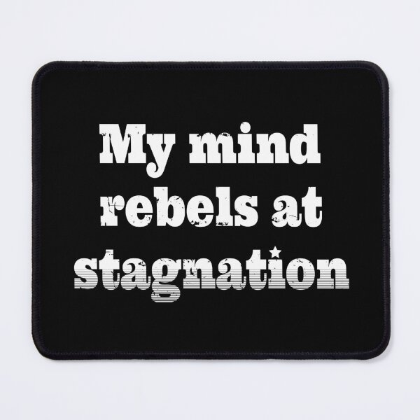 Item preview, MY MIND REBELS AT STAGNATION HOLMES designed and sold by Madjack Tees Kiwi SuperStore.