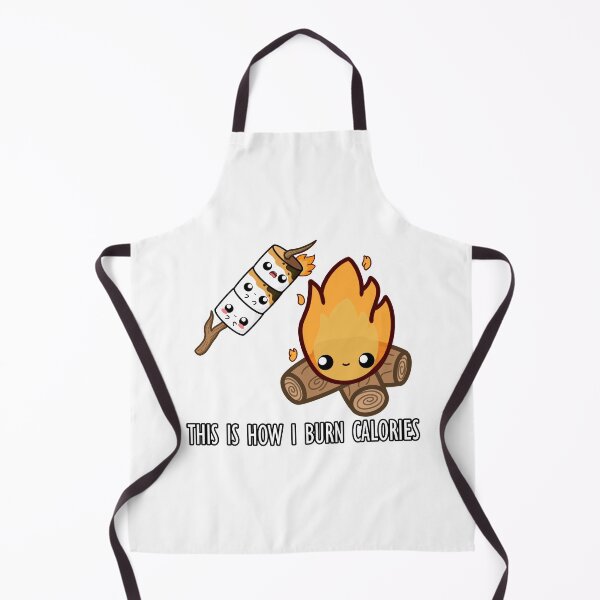 Item preview, Cute Cartoon Marshmallow || This is How I Burn Calories || Kawaii designed and sold by cookingwithten.