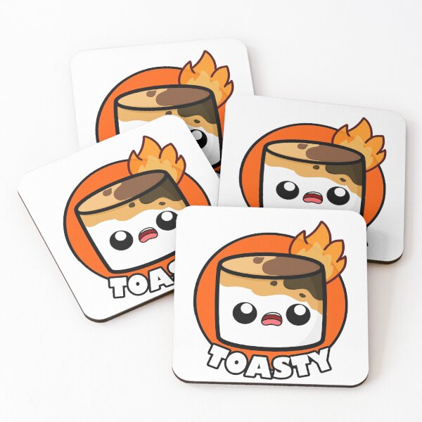 Item preview, Cute Cartoon Marshmallow || Toasty || Kawaii designed and sold by cookingwithten.