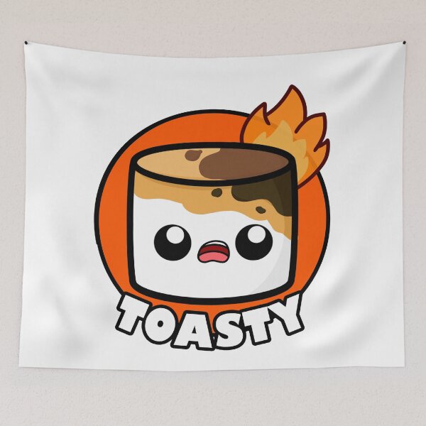 Item preview, Cute Cartoon Marshmallow || Toasty || Kawaii designed and sold by cookingwithten.