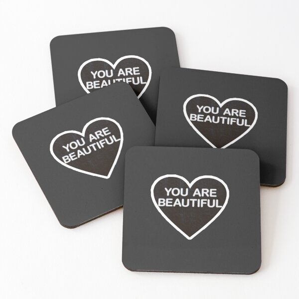 Item preview, Chrome heart (you're beautiful text)  designed and sold by bayan baker.