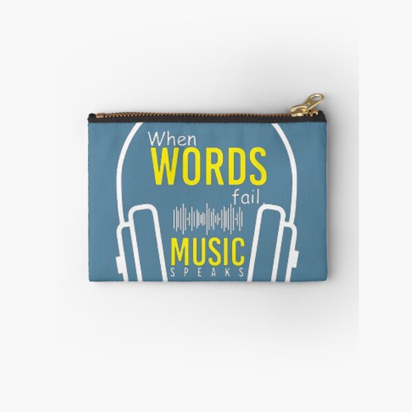 Item preview, WHEN WORDS FAIL MUSIC SPEAKS designed and sold by Marakstore.