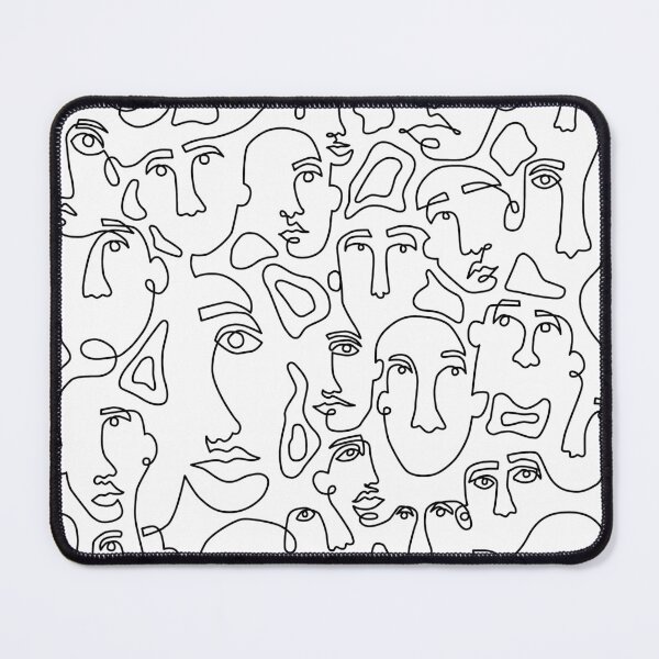 Item preview, trendy onelined face design designed and sold by hannesalvesen.