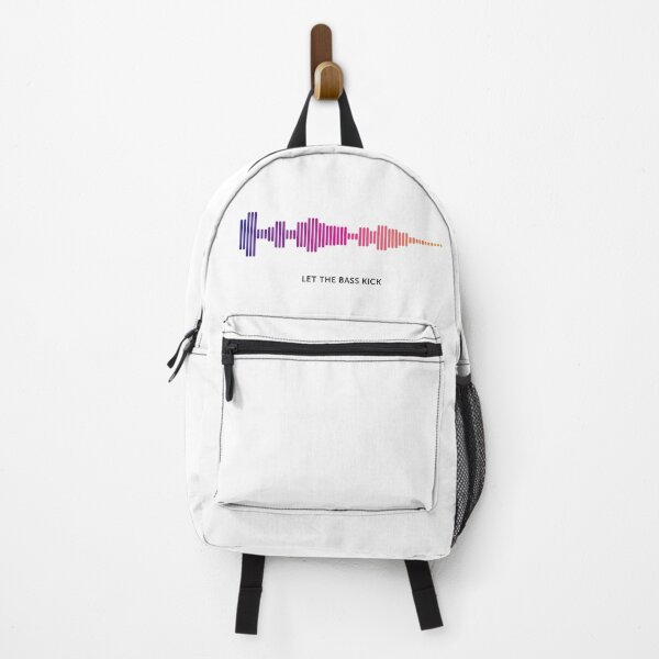 Item preview, Let The Bass Kick Sound Wave (Colour on White) designed and sold by STUDIO-72.