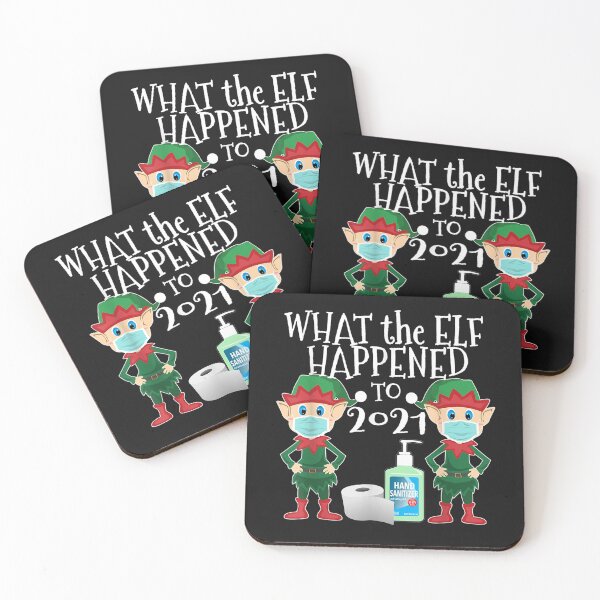 Item preview, Funny Christmas 2021 Elf - What the Elf Happened to 2021 T-Shirt designed and sold by Tuckey-Virgin.