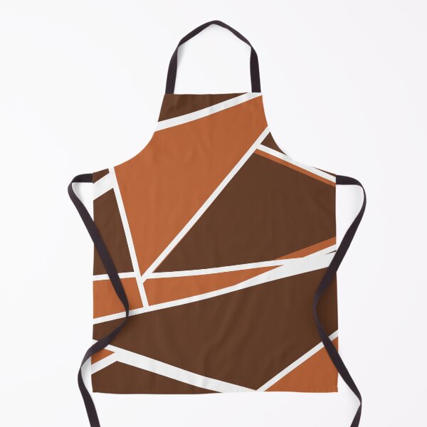 Item preview, Tan brown and white geometric pattern designed and sold by Diane Hunter Art.