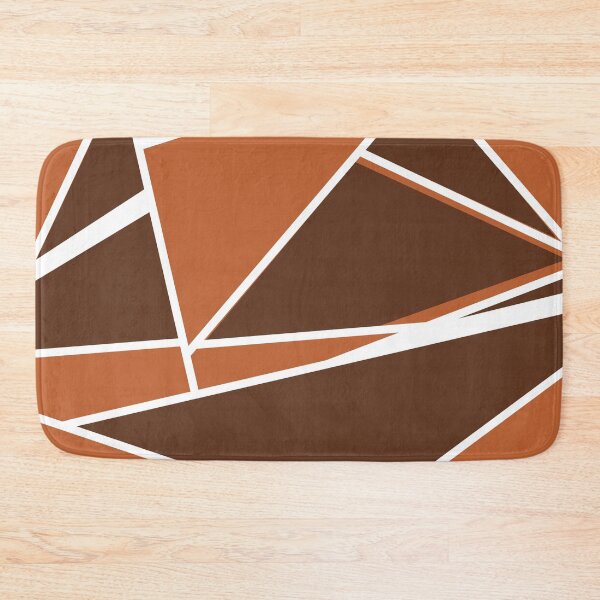 Item preview, Tan brown and white geometric pattern  designed and sold by Diane Hunter Art.