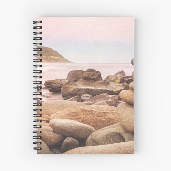 Item preview, Stack of zen stones on a pebble beach designed and sold by ZenEarth.