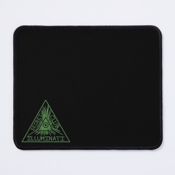 Item preview, Illuminati secret club (badge on black) designed and sold by cu-b3.