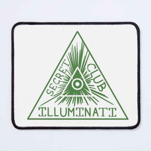 Item preview, Illuminati secret club (full on white) designed and sold by cu-b3.