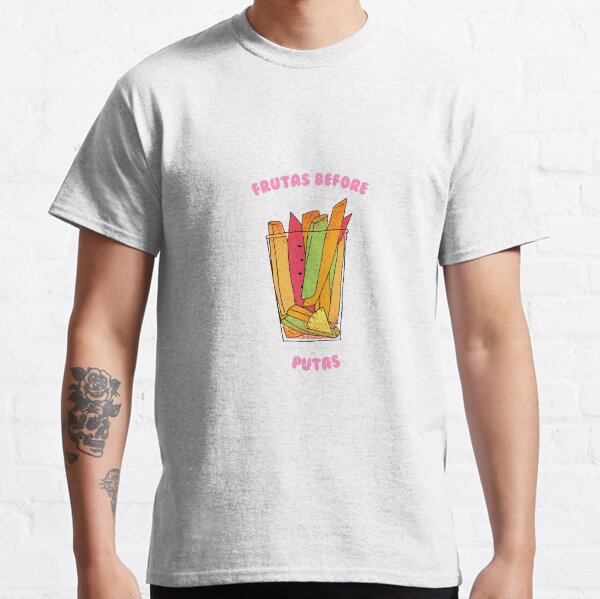 Frutas Before Putas- White Classic T-Shirt