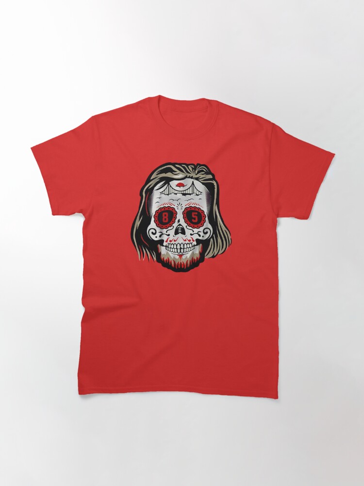 Discover George Kittle sugar skull Classic T-Shirt, George Kittle Vintage 90s Graphic Style T-Shirt