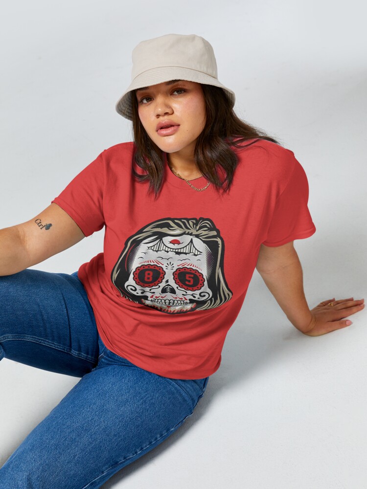 Discover George Kittle sugar skull Classic T-Shirt, George Kittle Vintage 90s Graphic Style T-Shirt
