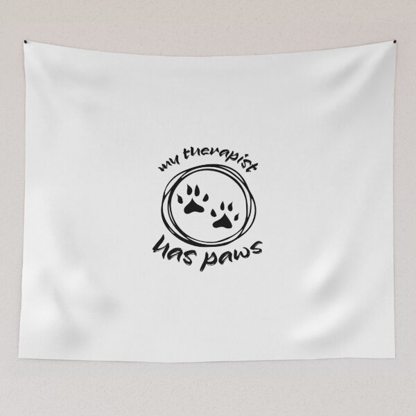 Item preview, My Therapist Has Paws T-Shirt designed and sold by LeahXd.
