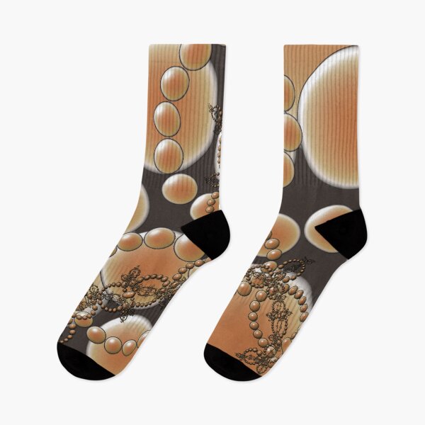 Item preview, Caramel Pearls | Black and Tan Fractal Design | Classy Fractal Art designed and sold by JillyJ05.