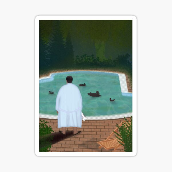 Him, With Those Ducks... Sticker Sticker
