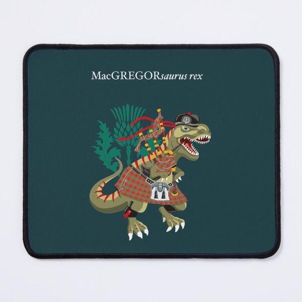 Item preview, Clanosaurus Rex MacGREGORsaurus rex MacGregor Plaid Family Tartan designed and sold by Lisa Rotenberg.