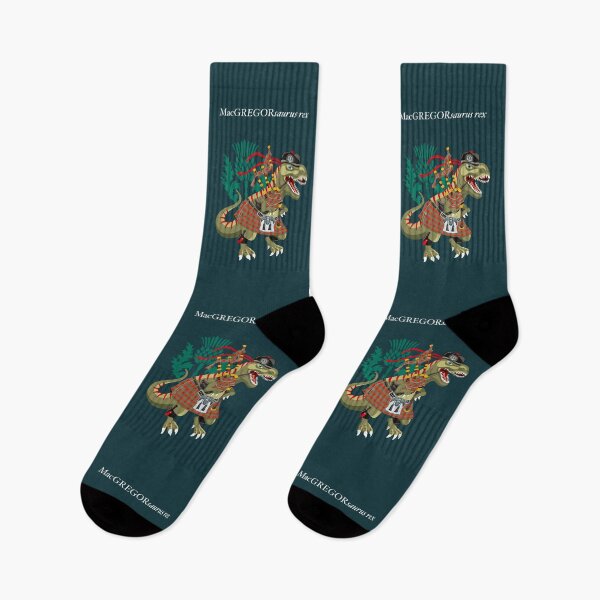 Item preview, Clanosaurus Rex MacGREGORsaurus rex MacGregor Plaid Family Tartan designed and sold by Lisa Rotenberg.