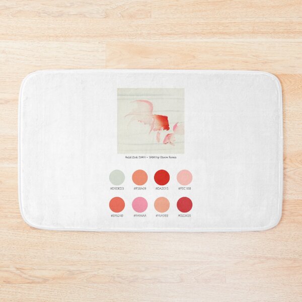Item preview, Colour Palette of Gold fish (1900 - 1936) by Ohara Koson designed and sold by CoffeewithAnh.