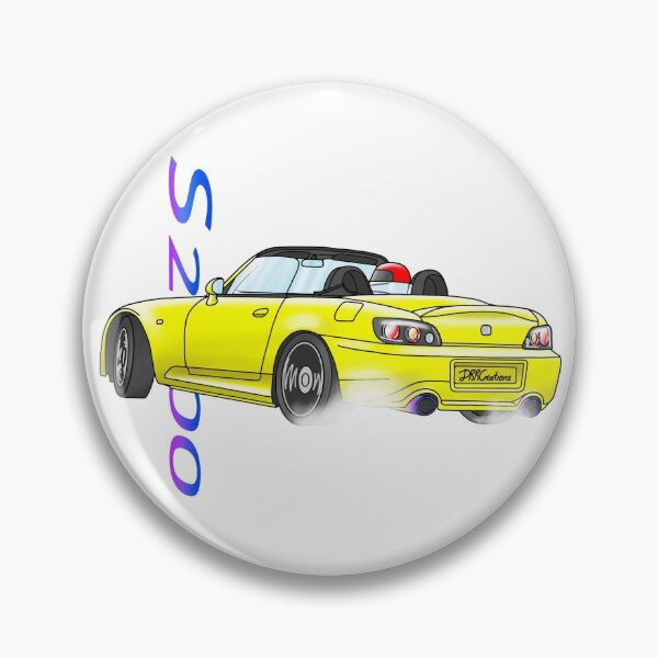 Item preview, S2000 JDM car design! Tuner car! Import car digital art! Yellow! designed and sold by DRRCreations.