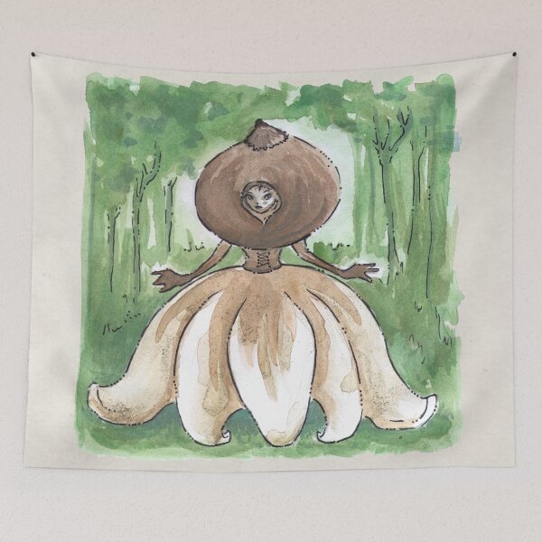 Item preview, Empire of Mushrooms: Geastrum minimum designed and sold by Barbora  Urbankova.