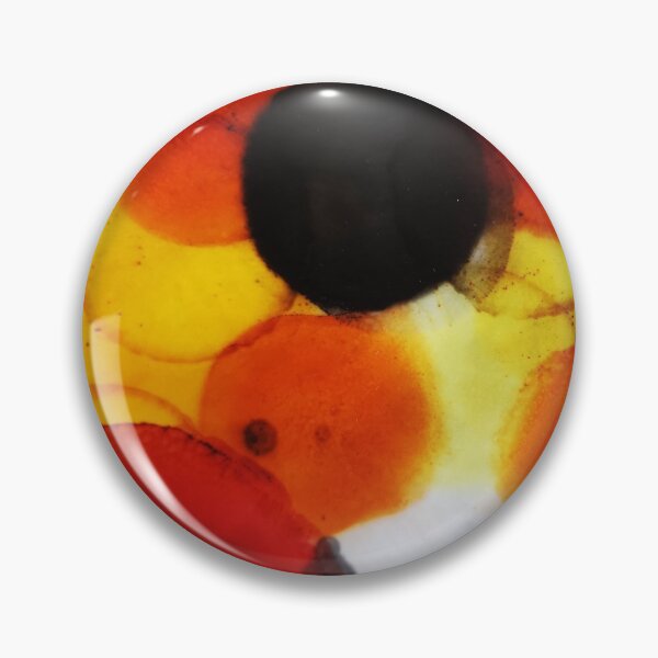 Item preview, ABstract colourful Drops orange yellow black and white designed and sold by Edith Jacobs.