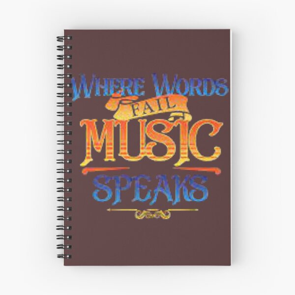 Item preview, WHERE WORDS FAIL MUSIC SPEAKS designed and sold by Marakstore.
