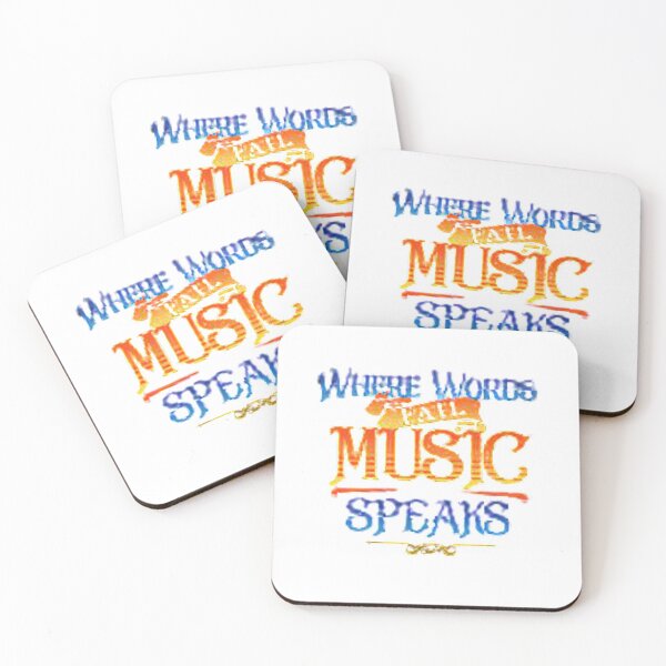 Item preview, WHERE WORDS FAIL MUSIC SPEAKS designed and sold by Marakstore.