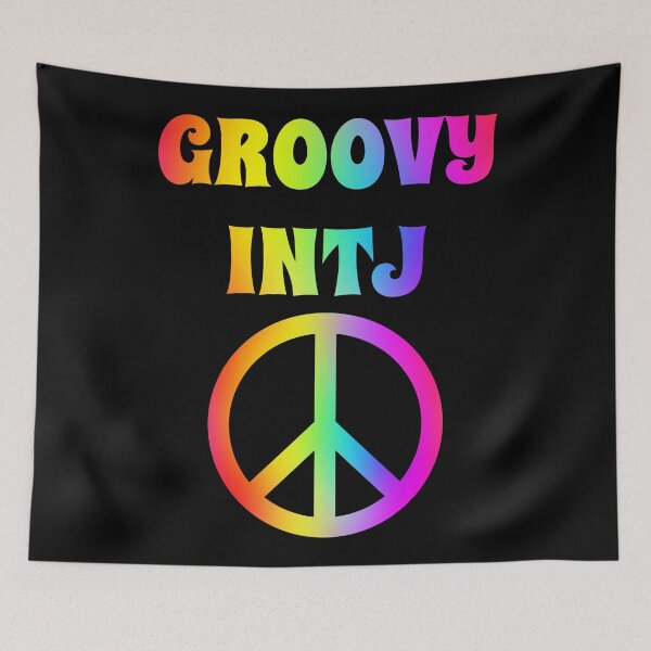 Item preview, Groovy INTJ Peace Halloween Party Retro Vintage designed and sold by ojdart.