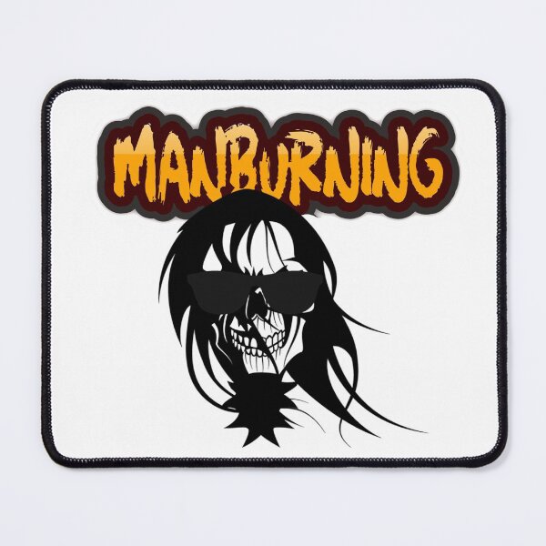 ManBurning Logo (black) Mouse Pad