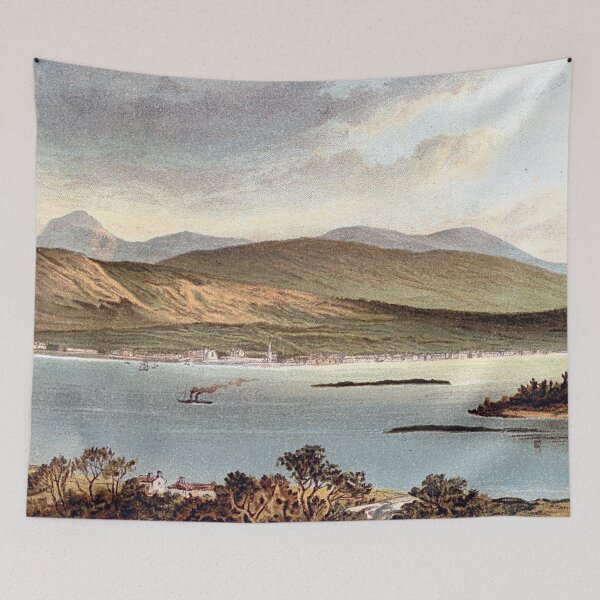 Item preview, Vintage Illustration of Loch Eil & Fort William designed and sold by yourscotland.