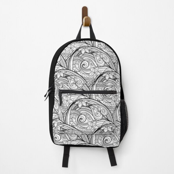 Item preview, Non Colored Pattern with Vintage Floral Motifs designed and sold by lissantee.