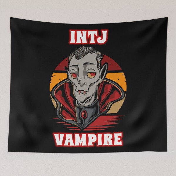 Item preview, INTJ Vampire Groovy Halloween Party Retro Vintage designed and sold by ojdart.