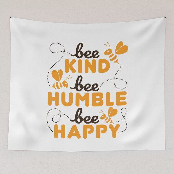 Item preview, Bee Kind Bee Humble Bee Happy Positive Vibes designed and sold by jaygo.