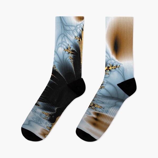 Item preview, Fractal Reflections | Mirage Effect in Black and Metallics | Classy Fractals | Ripple Effect designed and sold by JillyJ05.