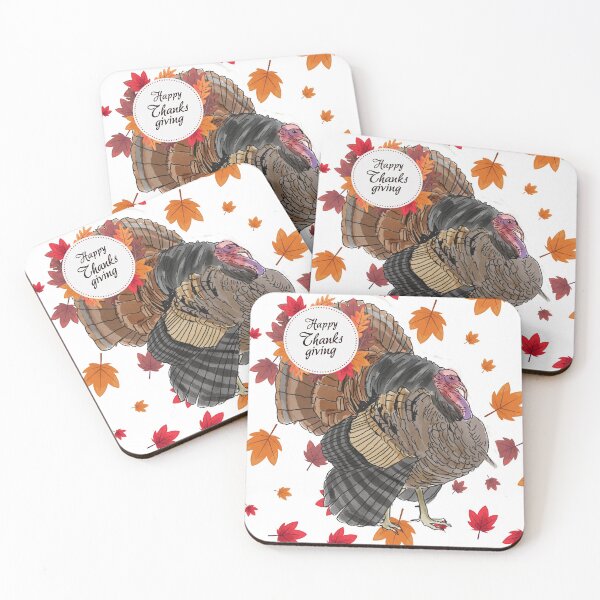Item preview, Happy Thanksgiving - Turkey - Thanksgiving Holiday designed and sold by BunnyBizarre.