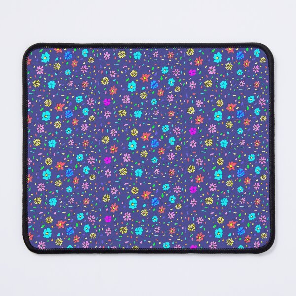 Item preview, Milles Fleurs on Blue Background designed and sold by CarolineLembke.