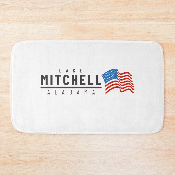 Item preview, Lake Mitchell - USA alt 1 (for light backgrounds) designed and sold by AlabamaLakeLife.